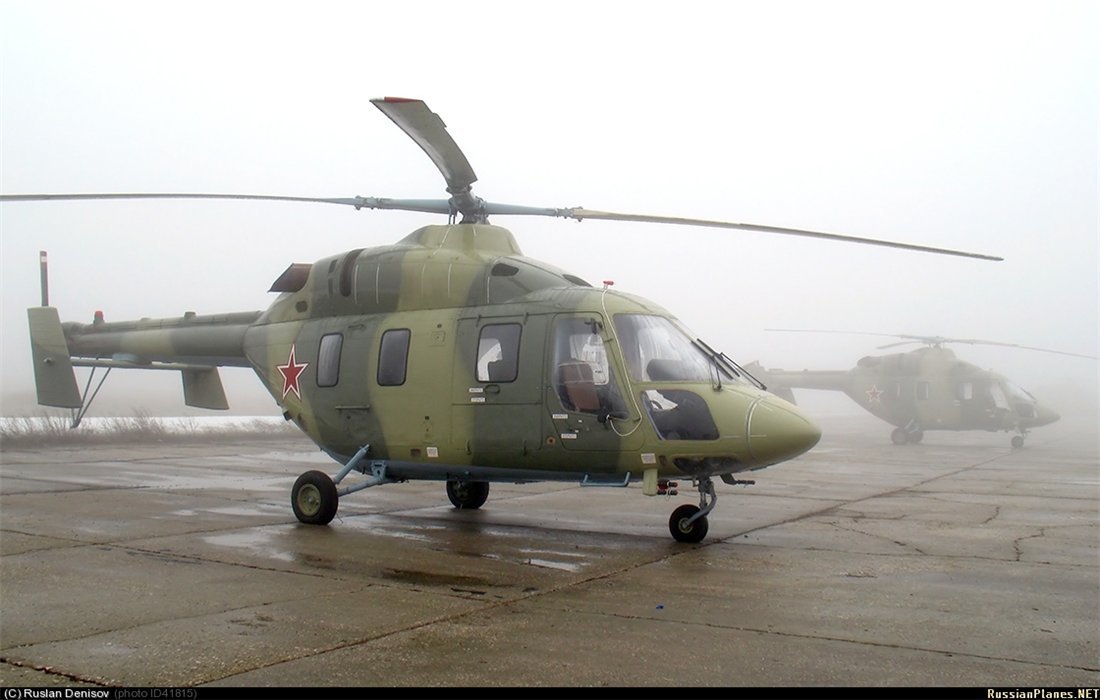 Новые вертолёты Ансат-У для ВВС России.