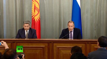 Пресс-конференция Сергея Лаврова с главой МИД Киргизии - прямая трансляция