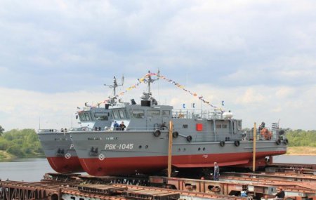 2 новейших рейдовых катера начали переход на Каспийскую флотилию