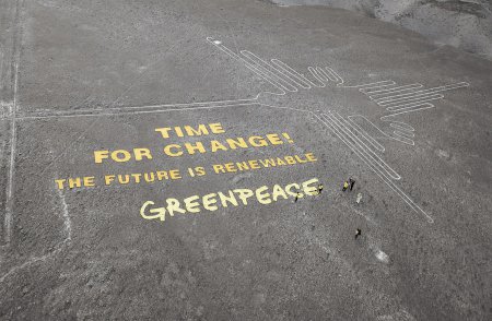 Исполнительный директор Greenpeace появился в суде по делу о причинении ущерба геоглифу в Перу