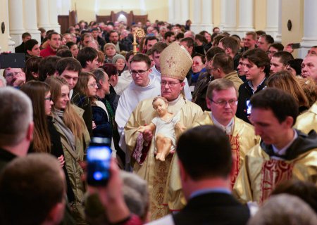 Католики Москвы встретили Рождество