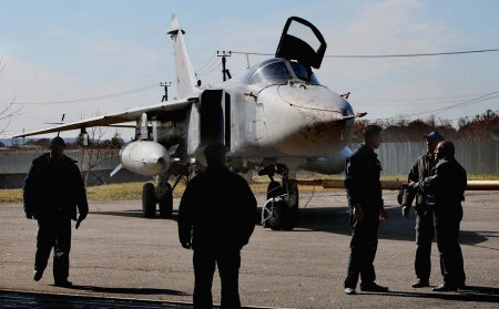 ​Самолет бомбардировщик Су-24 разбился под Волгоградом