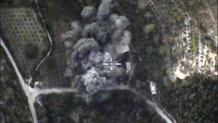 Командный пункт "Джебхат ан-Нусры" уничтожен российским Су-34 в Хомсе