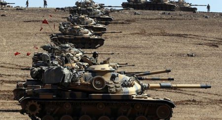 Турецкие военные на танках вторглись в Ирак
