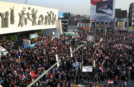 Тысячи иракцев вышли на антитурецкую демонстрацию в Багдаде