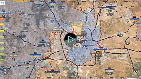 Обзор карты боевых действий в Сирии, Ираке и Йемене от 29.02.2016