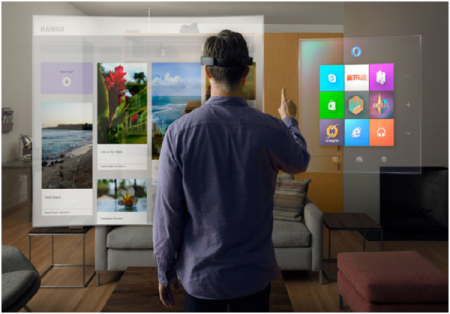 Microsoft продемонстрировала новый контент для гаджета HoloLens