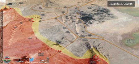 Сирийская армия отрезает ИГ от путей снабжения в Кариатене и Пальмире