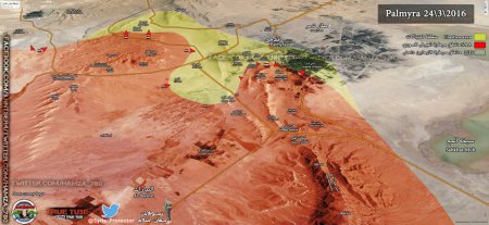 Сирийская армия подошла вплотную к развалинам античной Пальмиры