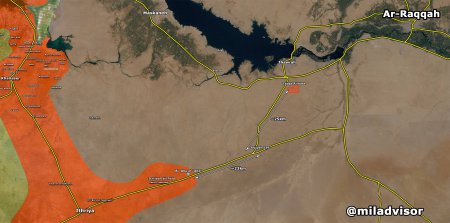 О ситуации с наступлением сирийской армии в провинции Ракка к 5 июня 2016 года