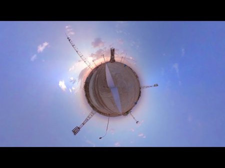 Видео 360°: старт корабля «Союз МС» с космодрома Байконур