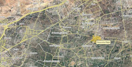 Сирийская армия пытается прорваться в Хош аль-Фара под Дамаском