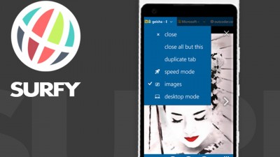 На Android вышла бета-версия Surfy Browser 5.28