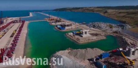 Началось строительство судоходной части Керченского моста (ВИДЕО)