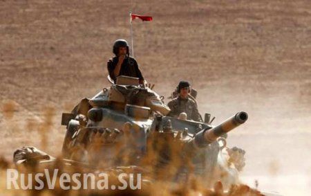 Турецкие танки в Сирии подверглись ракетному обстрелу, погиб один солдат