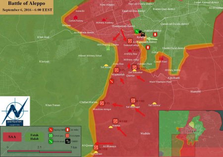 Сирийская армия продолжает наступление в районе Рамусе на юго-западе Алеппо