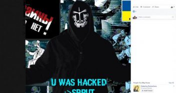 Страницу пресс-центра штаба АТО взломали хакеры