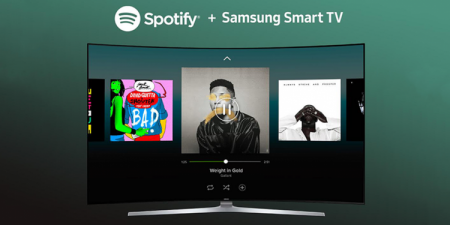 Владельцы «умных» телевизоров Samsung получили неограниченный доступ к Spotify