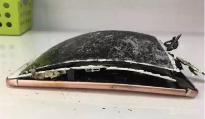 В Китае iPhone 7 Plus взорвался после падения