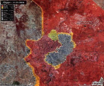 Сводка событий в Сирии за 21 ноября 2016 года