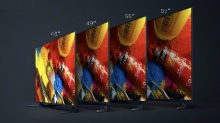 Xiaomi представила четыре смарт-ТВ с диагональю от 49 до 65 дюймов