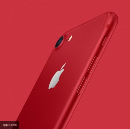 Apple сообщила сроки начала продаж iPhone 7 в красном цвете в России