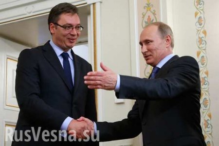 Вучич, избранный президентом Сербии, поблагодарил Путина за поддержку