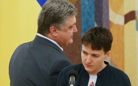Савченко обвинила Порошенко в госизмене