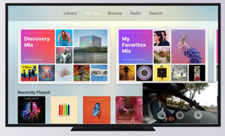 Apple TV в tvOS 11 получит поддержку аккаунтов и режим «картинка в картинке»