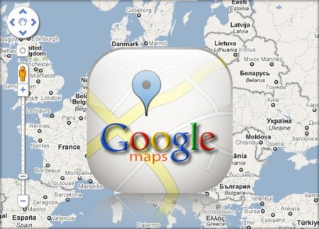Google Maps автоматически переведет места на карте