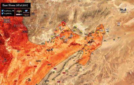 Сирия. Оперативная лента военных событий 28.04.17