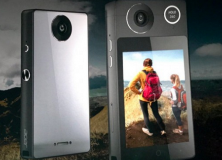 Acer представил новую панорамную видеокамеру Holo 360, способную звонить