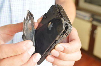 Британец пострадал от взрыва в руках iPhone 7