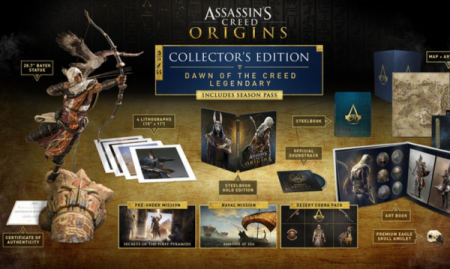 Коллекционное издание Assassin's Creed: Origins обойдется ценителям в 800  ...