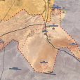 Армия Сирии наступает на юге провинции Ракка на нескольких направлениях сра ...