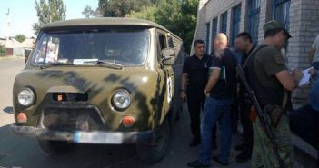 В Донецкой области совершено нападение на почтовый «УАЗ»