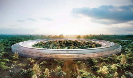 В Сети появилось видео новой штаб-квартиры Apple