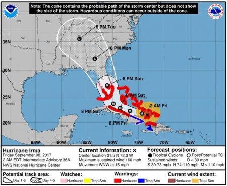США под ударом: Ураган «Ирма» разрушит Флориду