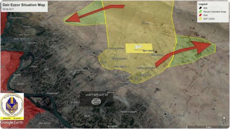 Курды пытаются расширить зону контроля на левом берегу Евфрата под Дейр-эз-Зором - Военный Обозреватель