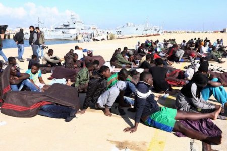 Африканские мигранты в Ливии содержатся в тюрьмах