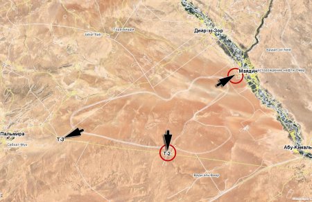 ВВС США нанесли удары по позициям сирийской армии одновременно с атаками ИГ