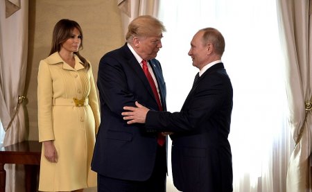 Путин и Трамп встреча с глазу на глаз. Совместная пресс-конференция Путина и Трампа. Прямая трансляция