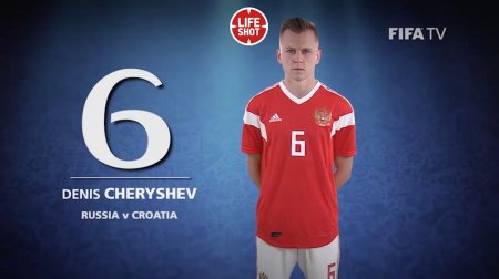 Гол Дениса Черышева в матче с Хорватией занял 6-е место на ЧМ-2018