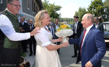 Путин рассказал, что общего у него с мужем Карин Кнайсль