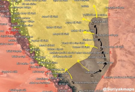 "Исламское государство" захватило до 70 км. сирийско-иракской границы и отбросило курдов от Хаджина