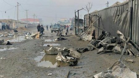 Разрушенная база британской охранной компании G4S в Кабуле