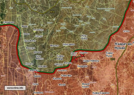Сирийская армия взяла под контроль два селения в пр. Идлиб