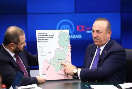 МИД Турции: юг от трассы М-4 будет контролировать Россия, север - Турция