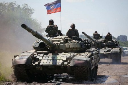 Наступление на Донбассе: силы ЛНР освобождают Станицу Луганскую, войска ДНР движутся на Мариуполь