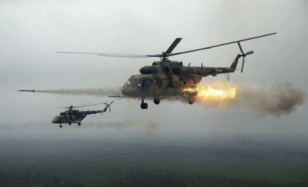 Работа комплексов РЭБ на армейских вертолётах на Донбассе и Украине (ВИДЕО)